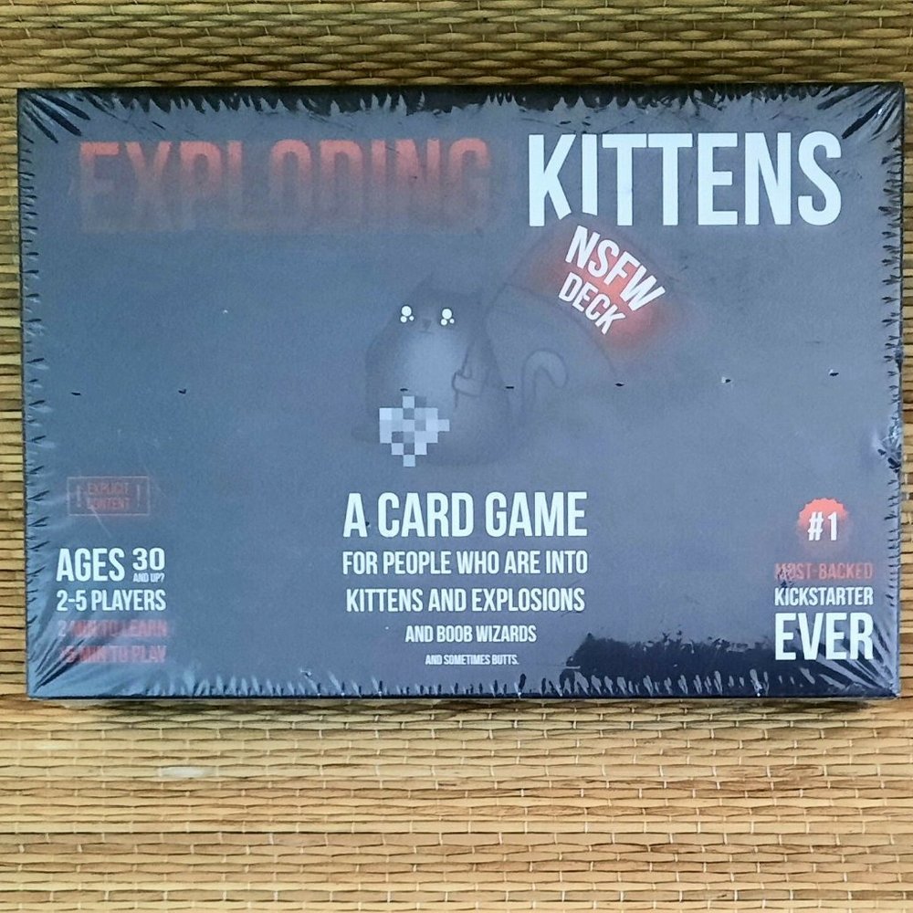 Exploding Kittens- A Card Game- NSFW Deck- NEW SEALED
